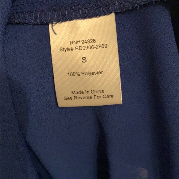 Reversible black/blue dress - Picture 3 of 3